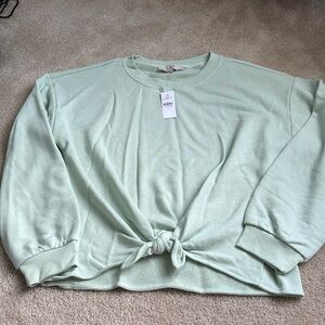 Women’s Loft Green lightweight Sweatshirt size L